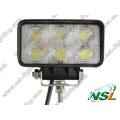 Luz de trabajo auto del LED 4.5 &quot;18W, luz de conducción de 6 LED para campo a través, ATV, 4x4